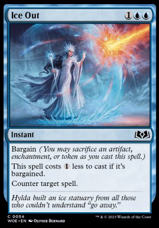 (054) Magic The Gathering Wilds of Eldraine Single: Ice Out Common