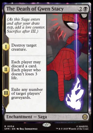 (054) Magic The Gathering Magic: The Gathering | Marvel's Spider-Man Single: The Death of Gwen Stacy Holo Rare