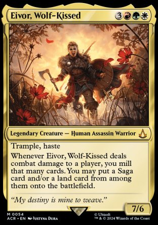 (054) Magic The Gathering Universes Beyond: Assassin's Creed Single: Eivor, Wolf-Kissed Holo Mythic