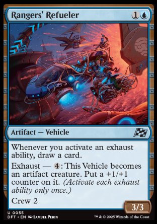 (055) Magic The Gathering Aetherdrift Single: Rangers' Refueler Holo Uncommon