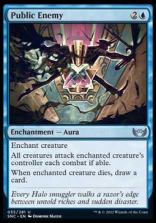 (055) Magic The Gathering Streets of New Capenna Single: Public Enemy Holo Uncommon