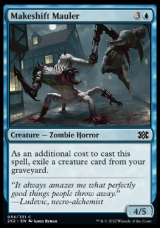 (056) Magic The Gathering Double Masters 2022 Single: Makeshift Mauler Common