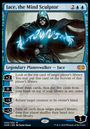 (056/332) Magic The Gathering Double Masters Single: Jace, the Mind Sculptor Mythic