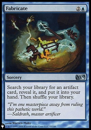 (052) Magic The Gathering The List Single: Fabricate Uncommon