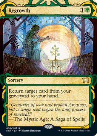 (056) Magic The Gathering Mystical Archive Single: Regrowth (V.3) Holo Rare