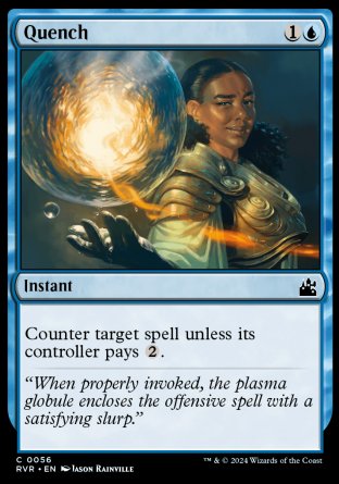 (056) Magic The Gathering Ravnica Remastered Single: Quench Common