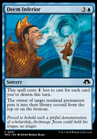 (057) Magic The Gathering Modern Horizons 3 Single: Deem Inferior Common