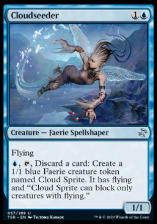 (057/289) Magic The Gathering Time Spiral Remastered Single: Cloudseeder Holo Uncommon
