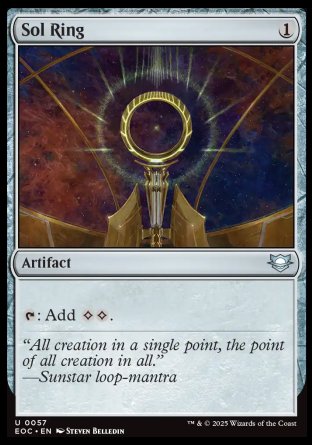 (057) Magic The Gathering Commander: Edge of Eternities Single: Sol Ring Uncommon
