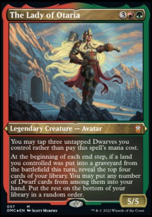 (057) Magic The Gathering Commander: Dominaria United: Extras Single: The Lady of Otaria Mythic