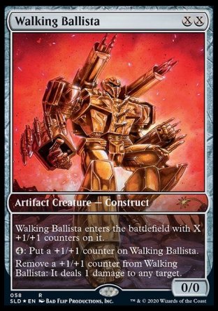 (058) Magic The Gathering Secret Lair Drop Series Single: Walking Ballista Holo Rare