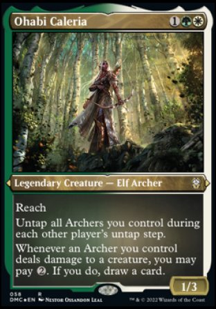(058) Magic The Gathering Commander: Dominaria United: Extras Single: Ohabi Caleria Holo Rare