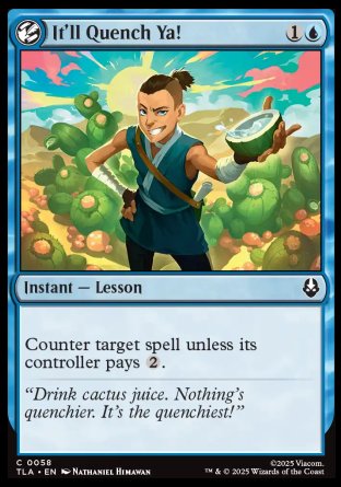 (058) Magic The Gathering Magic: The Gathering | Avatar: The Last Airbender Single: It'll Quench Ya! Common