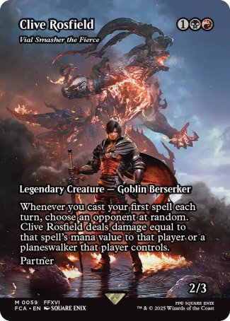 (059) Magic The Gathering Magic: The Gathering - FINAL FANTASY Through the Ages Single: Vial Smasher the Fierce Holo Mythic