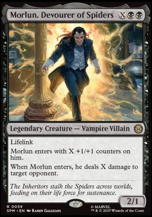 (059) Magic The Gathering Magic: The Gathering | Marvel's Spider-Man: Promos Single: Morlun, Devourer of Spiders Rare
