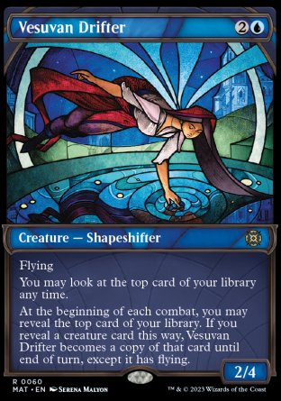 (060) Magic The Gathering March of the Machine: The Aftermath: Extras Single: Vesuvan Drifter (V.1) Holo Rare