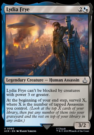 (060) Magic The Gathering Universes Beyond: Assassin's Creed Single: Lydia Frye Holo Uncommon