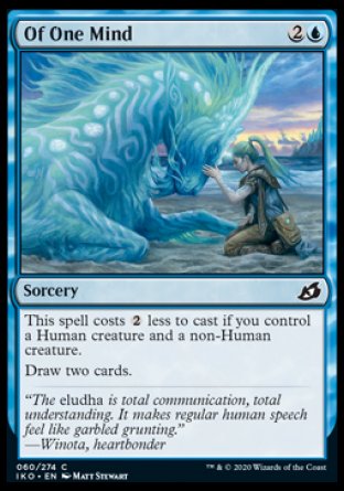 (060/274) Magic The Gathering Ikoria: Lair of Behemoths Single: Of One Mind Holo Common