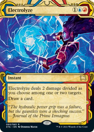 (060) Magic The Gathering Mystical Archive Single: Electrolyze (V.1) Rare
