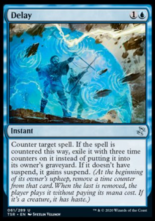 (061/289) Magic The Gathering Time Spiral Remastered Single: Delay Uncommon