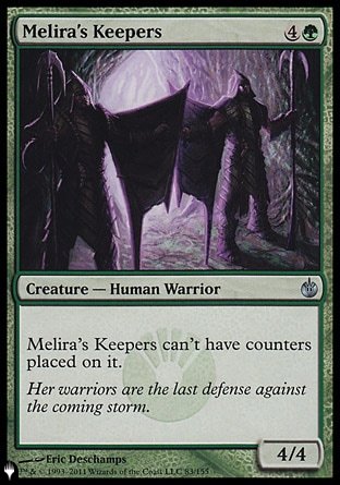 (083) Magic The Gathering The List Single: Melira's Keepers Uncommon