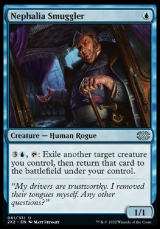 (061) Magic The Gathering Double Masters 2022 Single: Nephalia Smuggler Holo Uncommon