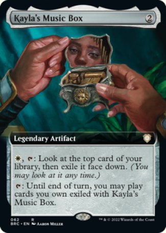 (062) Magic The Gathering Commander: The Brothers' War: Extras Single: Kayla's Music Box Rare