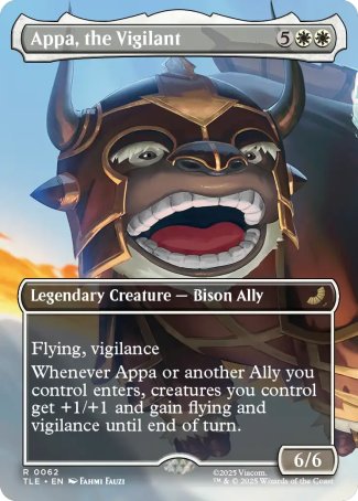(062) Magic The Gathering Magic: The Gathering | Avatar: The Last Airbender: Eternal Single: Appa, the Vigilant Rare