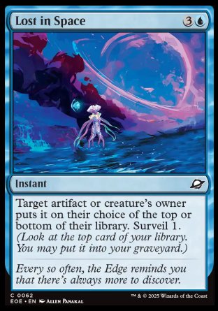 (062) Magic The Gathering Edge of Eternities Single: Lost in Space Holo Common