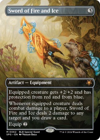 (062) Magic The Gathering Special Guests Single: Sword of Fire and Ice Holo Mythic