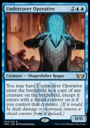 (063) Magic The Gathering Streets of New Capenna Single: Undercover Operative Rare