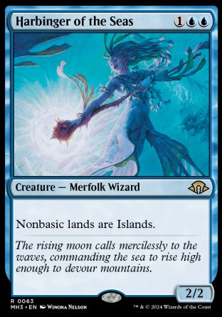 (063) Magic The Gathering Modern Horizons 3 Single: Harbinger of the Seas Holo Rare