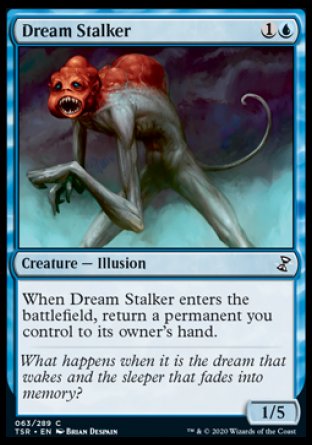 (063/289) Magic The Gathering Time Spiral Remastered Single: Dream Stalker Holo Common