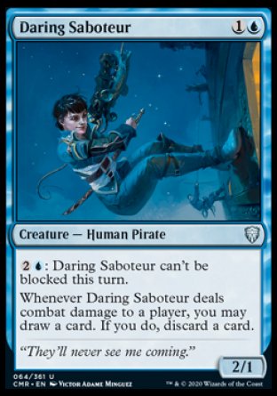 (064/361) Magic The Gathering Commander Legends Single: Daring Saboteur Holo Uncommon