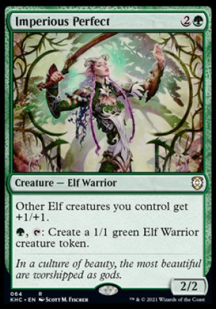 (064) Magic The Gathering Commander: Kaldheim Single: Imperious Perfect Rare
