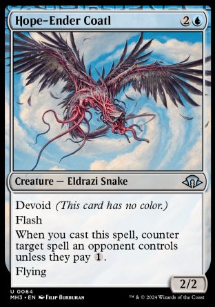 (064) Magic The Gathering Modern Horizons 3 Single: Hope-Ender Coatl Holo Uncommon