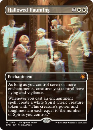 (064) Magic The Gathering Special Guests Single: Hallowed Haunting Holo Mythic