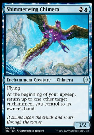 (064/254) Magic The Gathering Theros Beyond Death Single: Shimmerwing Chimera Uncommon