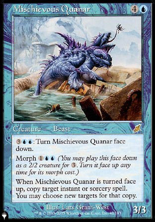 (042) Magic The Gathering The List Single: Mischievous Quanar Rare