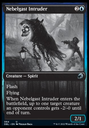 (064) Magic The Gathering Innistrad: Double Feature Single: Nebelgast Intruder Holo Uncommon