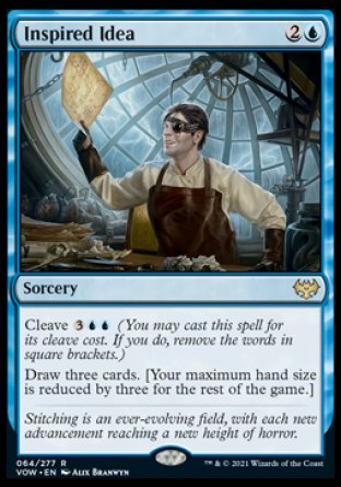 (064) Magic The Gathering Innistrad: Crimson Vow Single: Inspired Idea Holo Rare