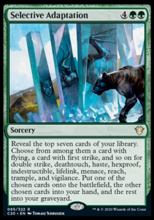 (065/322) Magic The Gathering Commander: Ikoria Single: Selective Adaptation Rare