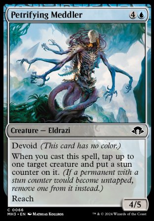 (066) Magic The Gathering Modern Horizons 3 Single: Petrifying Meddler Common
