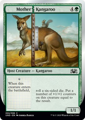 (066/096) Magic The Gathering Unsanctioned Single: Mother Kangaroo Common