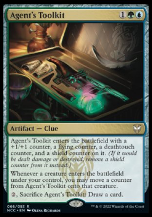 (066) Magic The Gathering Commander: Streets of New Capenna Single: Agent's Toolkit Holo Rare