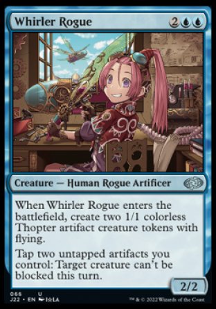 (066) Magic The Gathering Jumpstart 2022 Single: Whirler Rogue Uncommon