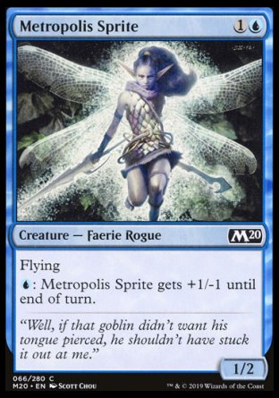 (066/280) Magic The Gathering Core 2020 Single: Metropolis Sprite Holo Common