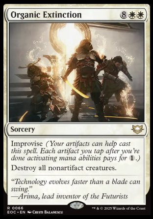(066) Magic The Gathering Commander: Edge of Eternities Single: Organic Extinction Rare