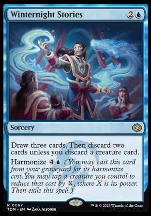 (067) Magic The Gathering Tarkir: Dragonstorm: Promos Single: Winternight Stories (V.2) Rare