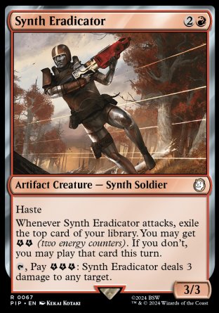 (067) Magic The Gathering Universes Beyond: Fallout Single: Synth Eradicator Rare